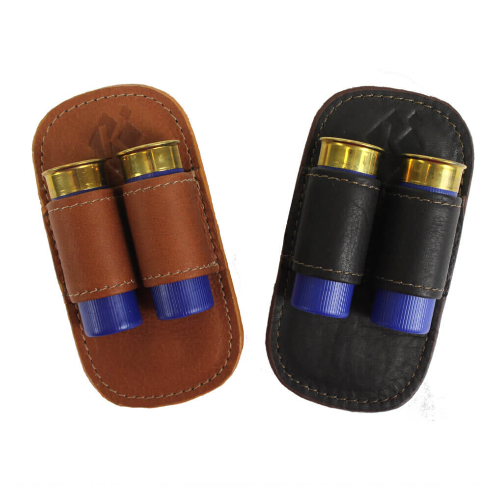 Leather Spare Shell Holder by Wild Hare, Two Colors