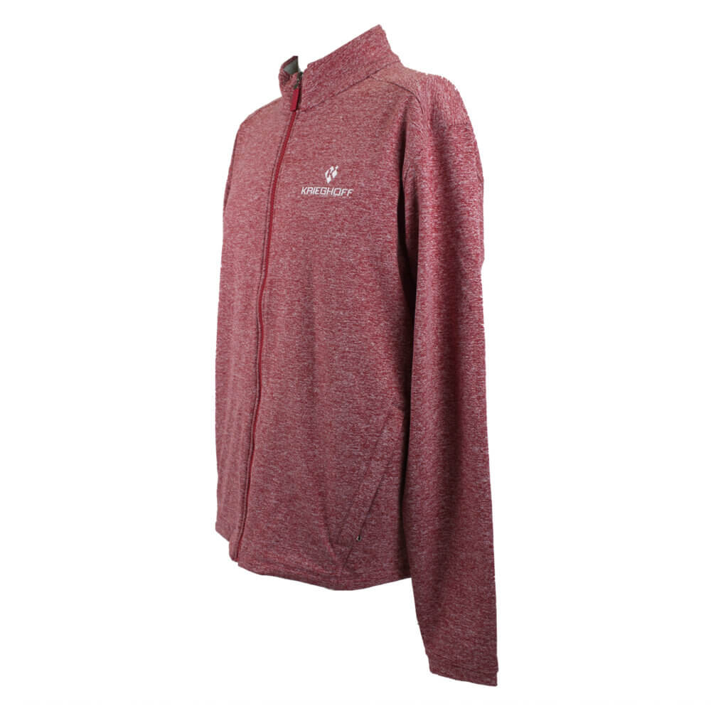 Men’s “Alpine” Full Zip Jacket, Red