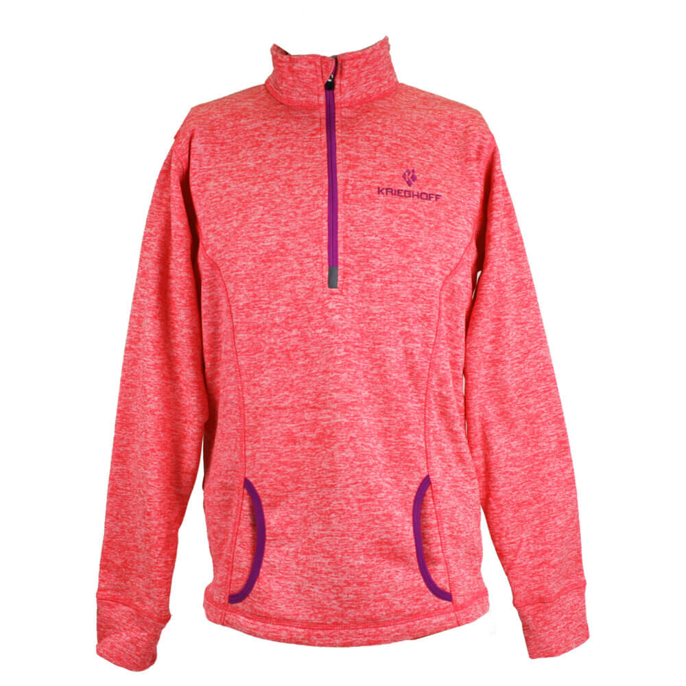 Ladies’ Cosmic Fleece 1/4 Zip Jacket, Coral