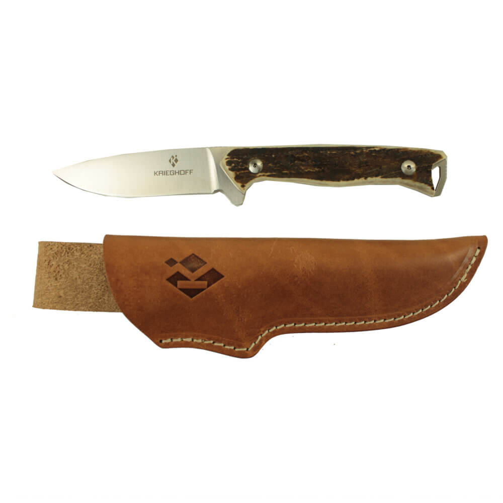 Krieghoff “Sperber” Hunting Knife by Otter, Buckhorn Handle