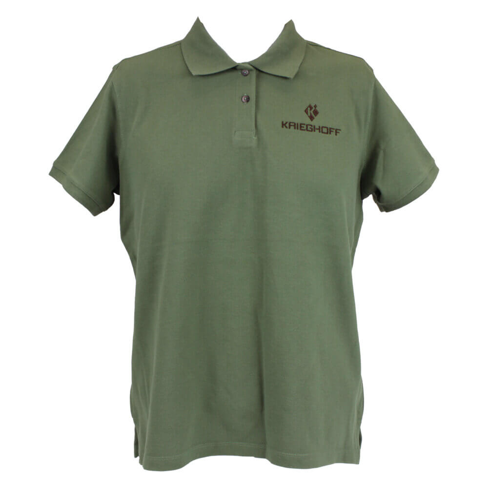 Ladies’ Cotton Polo Shirt, Green – 2XL Only