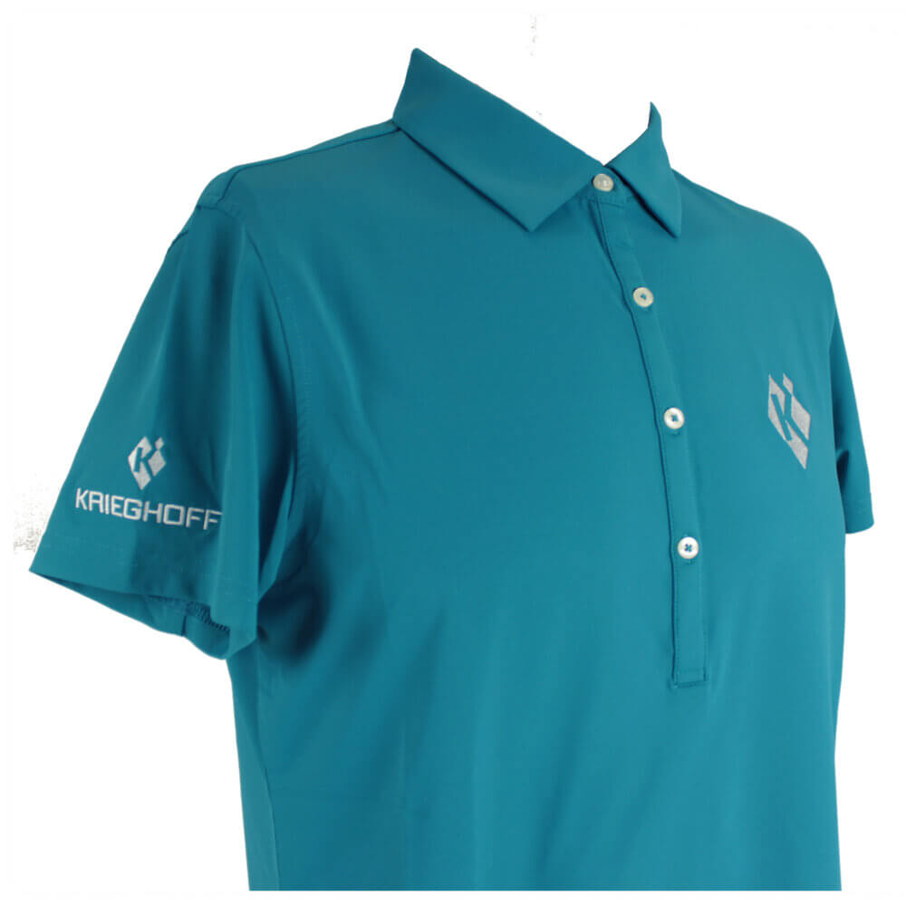 Bamboo Eco Tec Ladies’ Polo Shirt, Teal