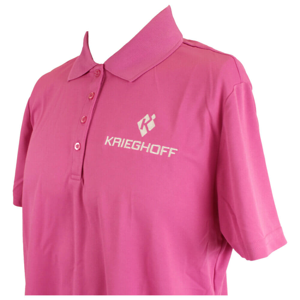 Ladies’ Performance Polo Shirt, Pink – Large Only